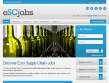 Tablet Screenshot of eurosupplychainjobs.com